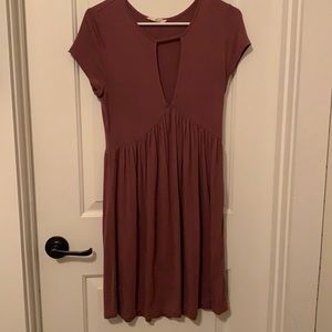 Flowy maroon dress